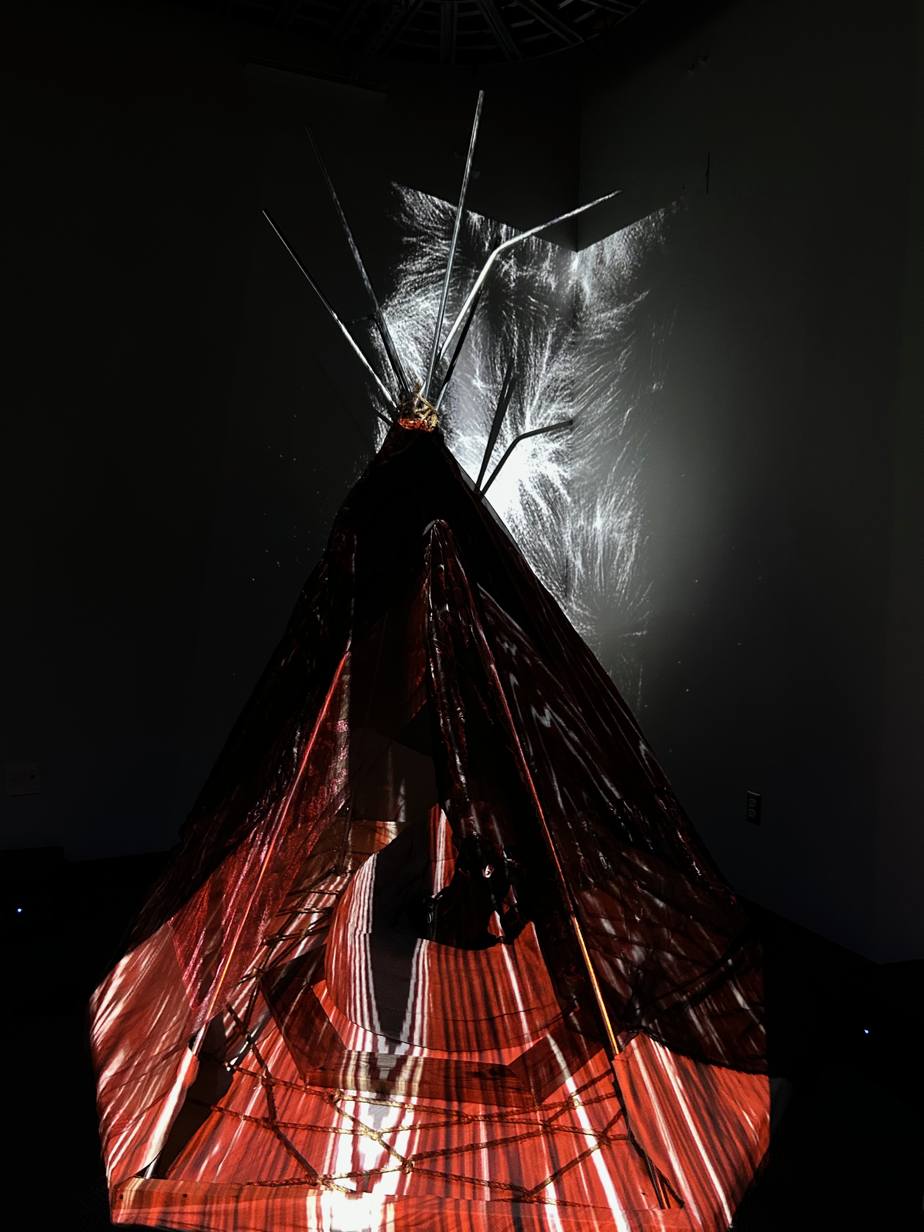 Early view of the Hypnagogic Tent project